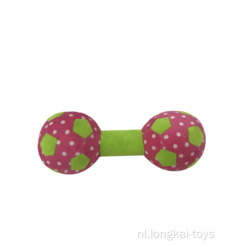 Pluche Voetbal Dumbbell Rosy